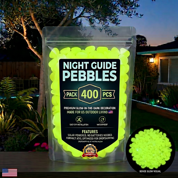 💥LAST DAY SALE 50%OFF💥🌈Colorful Glow-in-the-Dark Garden Stones