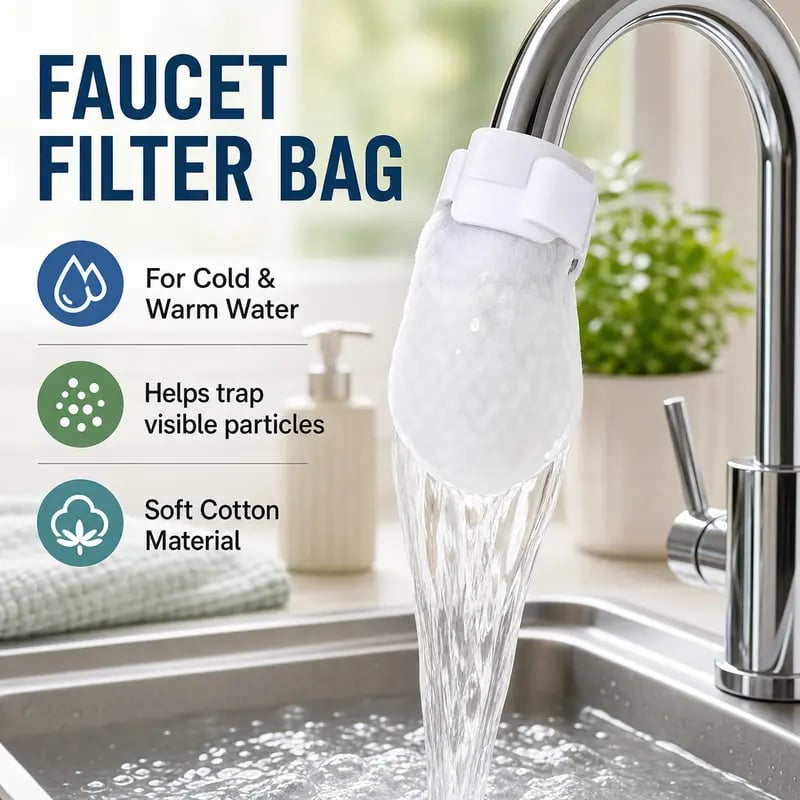 50PCS Disposable Faucet Filter Bags