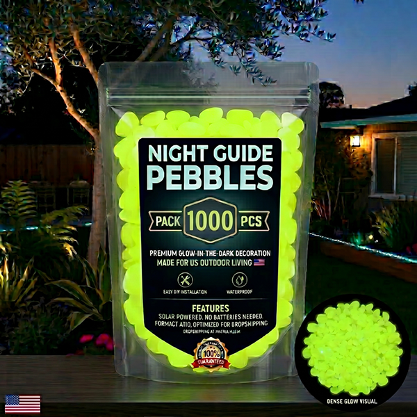 💥LAST DAY SALE 50%OFF💥🌈Colorful Glow-in-the-Dark Garden Stones