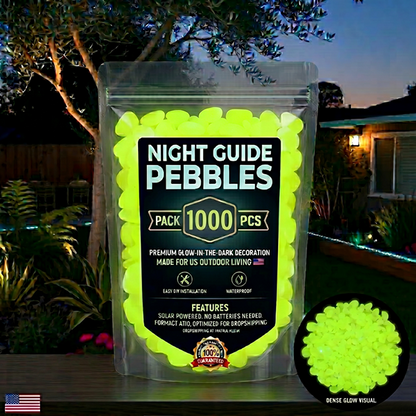 💥LAST DAY SALE 50%OFF💥🌈Colorful Glow-in-the-Dark Garden Stones