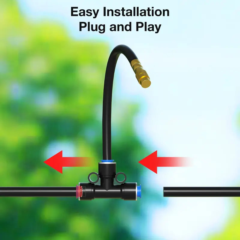 🔥2026 HOT SALE 49% OFF💗 360° Curved Garden Automatic Irrigation System