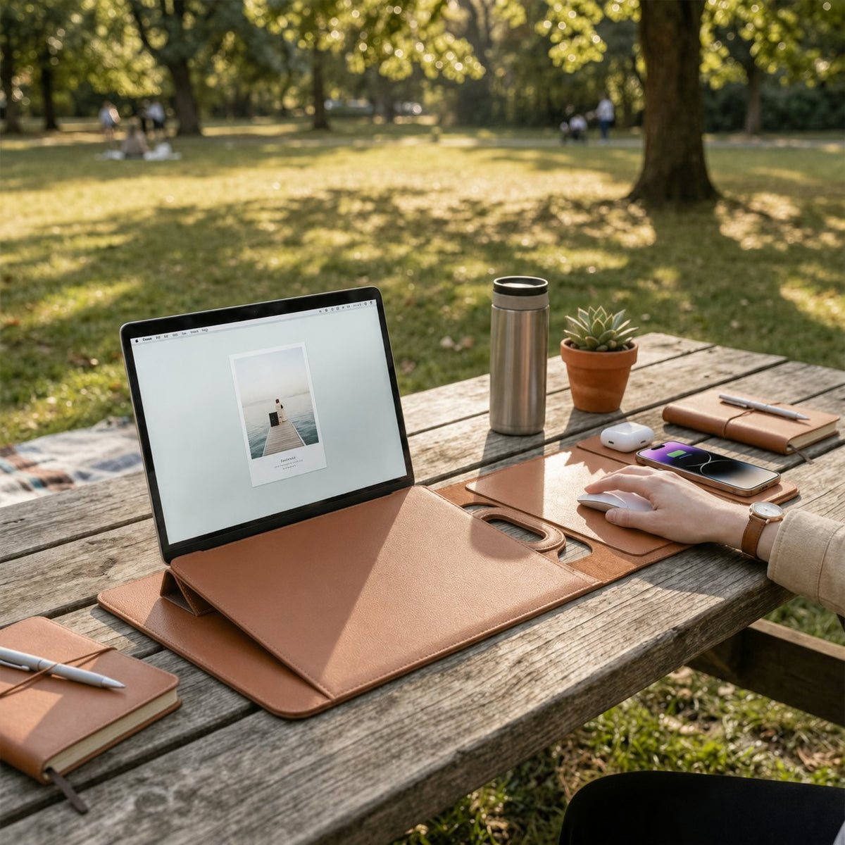 New Premium Wireless Charging Laptop Bag