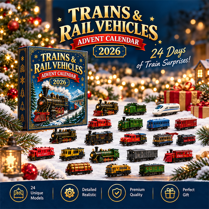 🚂Trains & Rail Vehicles Advent Calendar 2026