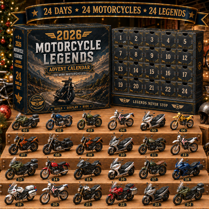 2026 Motorcycle Legends Advent Calendar – 24 Days, 24 Mini Motorcycles, 24 Legendary Rides