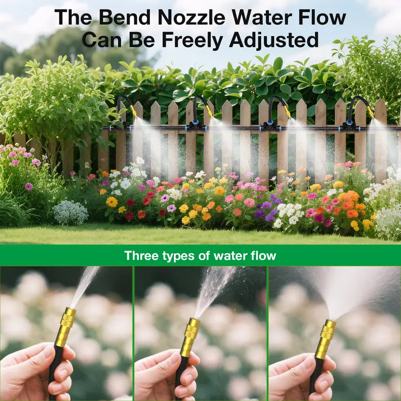 🔥2026 HOT SALE 49% OFF💗 360° Curved Garden Automatic Irrigation System