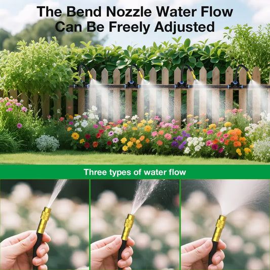 🔥2026 HOT SALE 49% OFF💗 360° Curved Garden Automatic Irrigation System