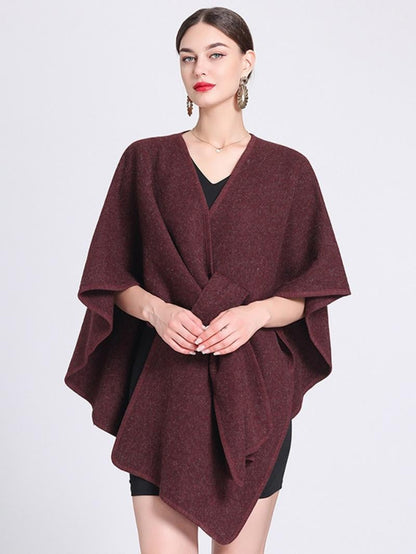 Women's Elegant Cape Shawl Wrap for Spring Fall Winter – Cozy, Chic & Effortless Style