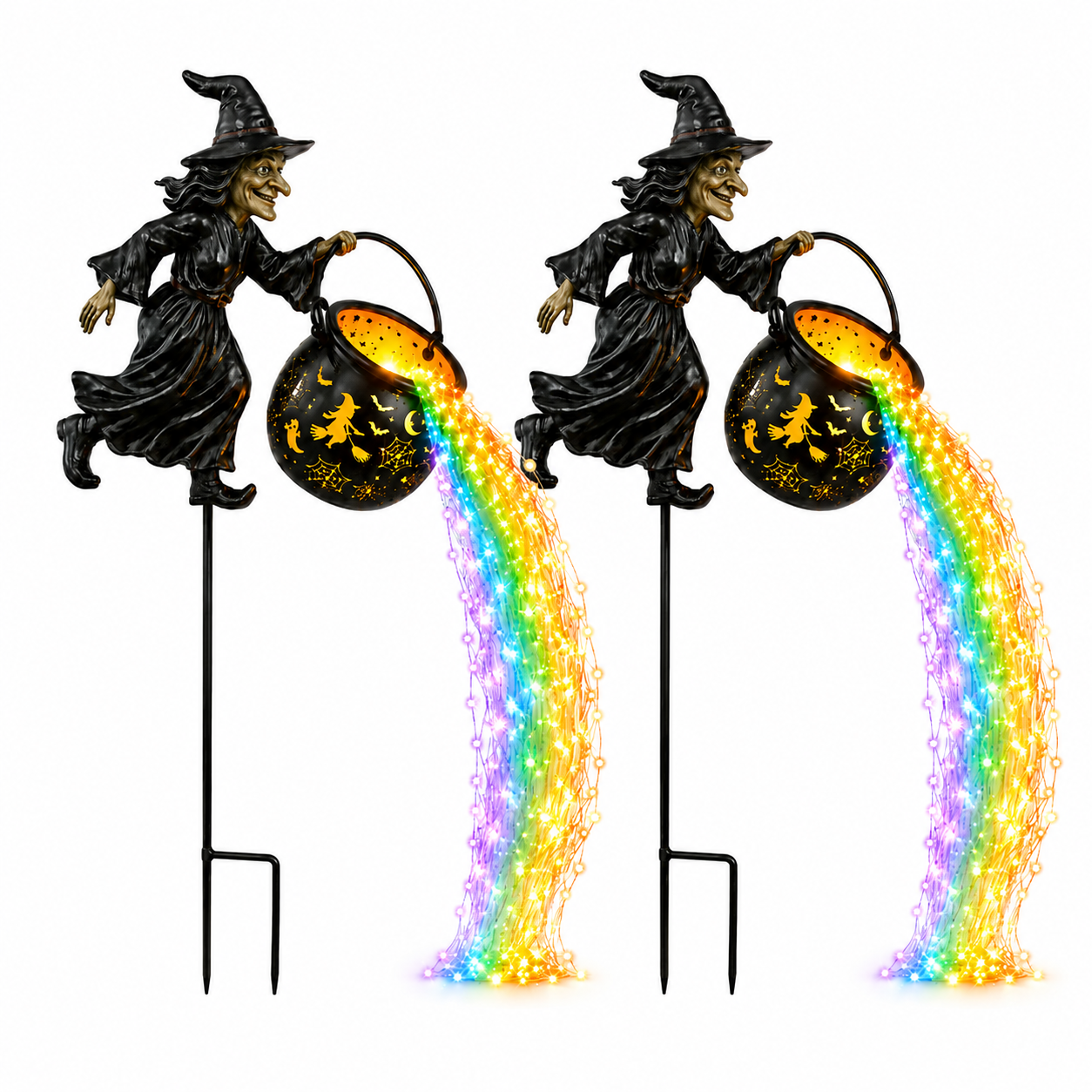 🎃Witch Potion Waterfall Garden Lamp