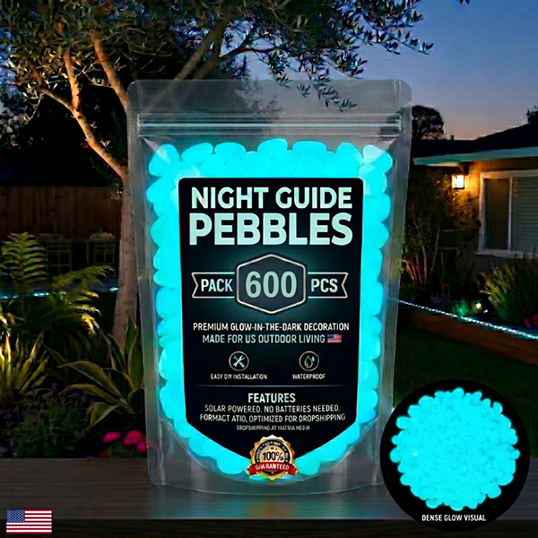 💥LAST DAY SALE 50%OFF💥🌈Colorful Glow-in-the-Dark Garden Stones