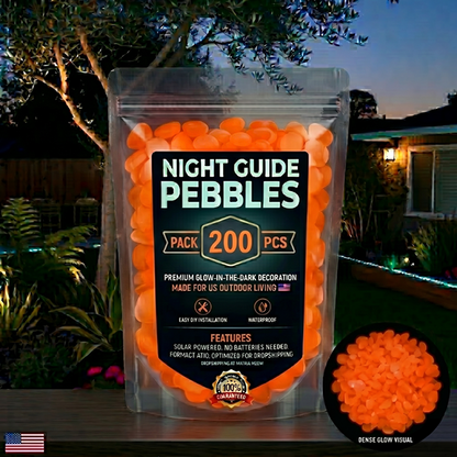 💥LAST DAY SALE 50%OFF💥🌈Colorful Glow-in-the-Dark Garden Stones