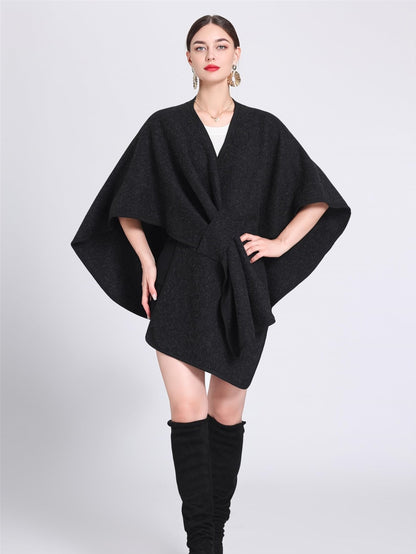 Women's Elegant Cape Shawl Wrap for Spring Fall Winter – Cozy, Chic & Effortless Style