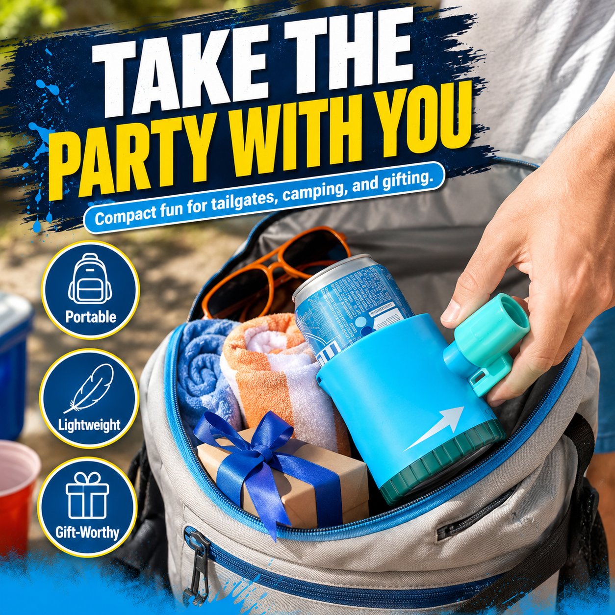Party Can Roulette Drinking Game (Hydro-Blast Edition)