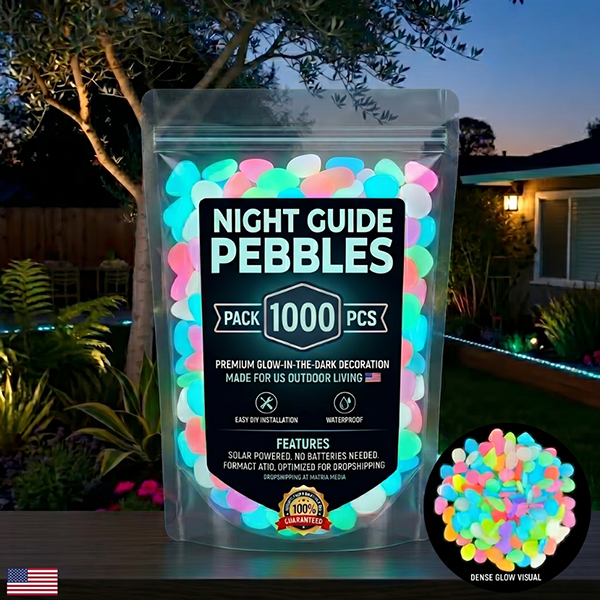 💥LAST DAY SALE 50%OFF💥🌈Colorful Glow-in-the-Dark Garden Stones