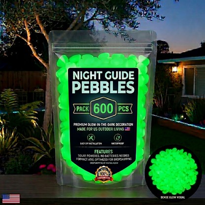 💥LAST DAY SALE 50%OFF💥🌈Colorful Glow-in-the-Dark Garden Stones