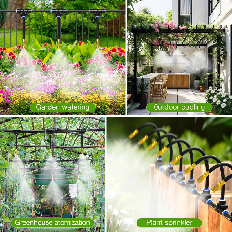 🔥2026 HOT SALE 49% OFF💗 360° Curved Garden Automatic Irrigation System