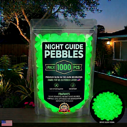 💥LAST DAY SALE 50%OFF💥🌈Colorful Glow-in-the-Dark Garden Stones