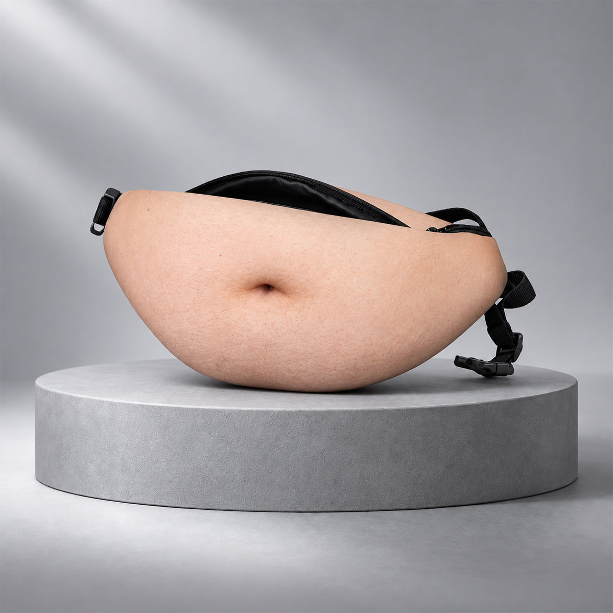Funny Belly Bag – Realistic Big Belly Novelty Waist Bag