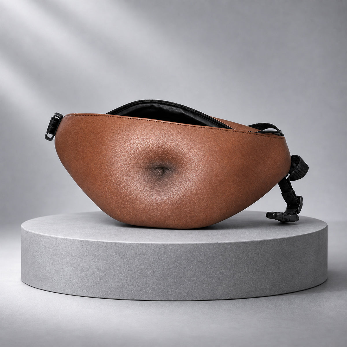 Funny Belly Bag – Realistic Big Belly Novelty Waist Bag