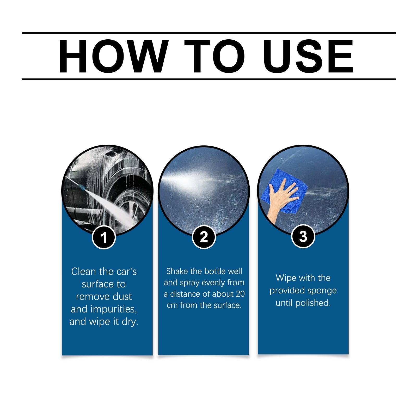 Automotive Nano Coating Repair Agent - With Dust and Water Repellent Properties - Long-lasting and Durable with Gloss, Suitable for Continuous Use