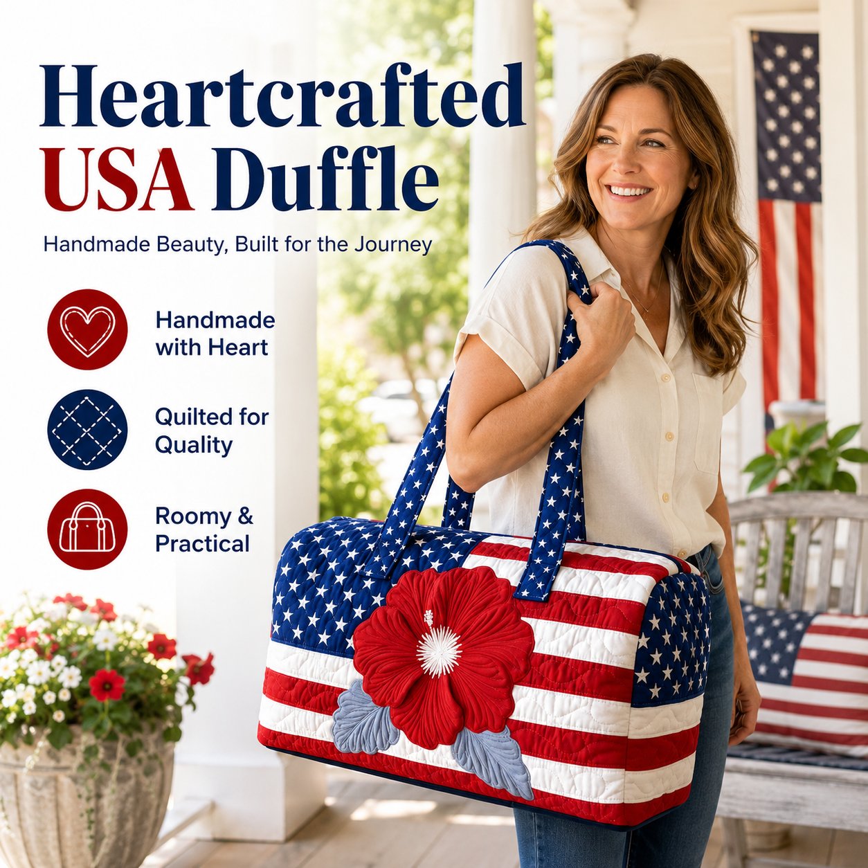 Craftsman’s USA Quilted Duffle Bag