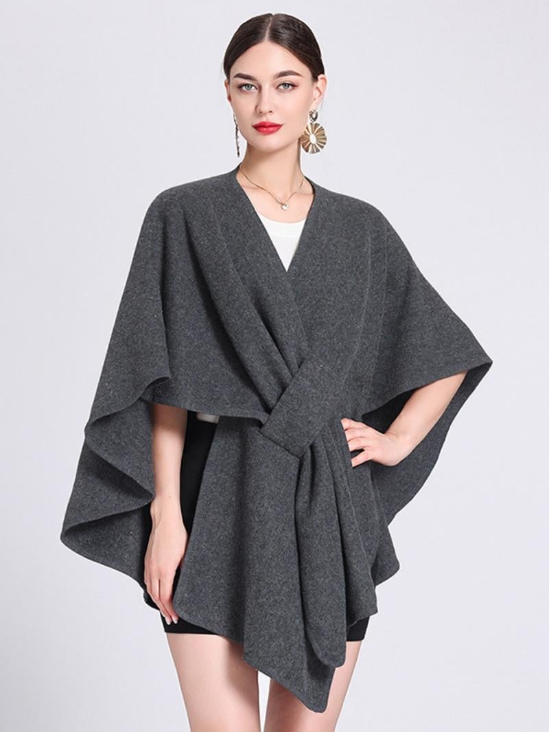 Women's Elegant Cape Shawl Wrap for Spring Fall Winter – Cozy, Chic & Effortless Style