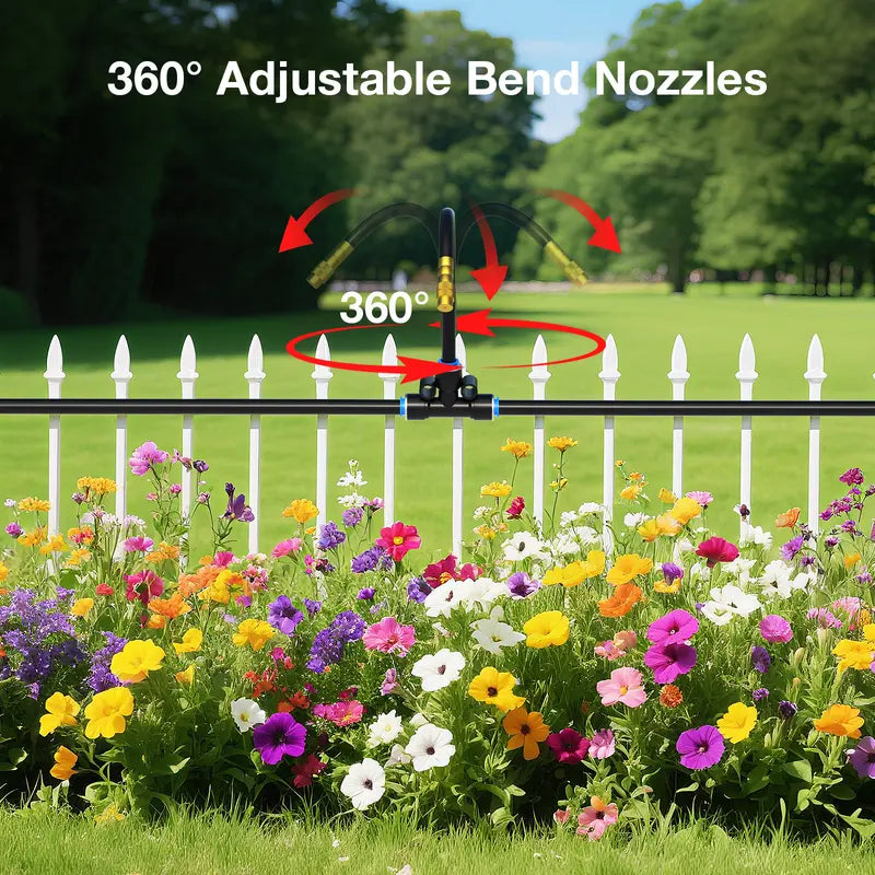 🔥2026 HOT SALE 49% OFF💗 360° Curved Garden Automatic Irrigation System