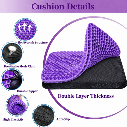 ✨ Ergonomic Silicone Seat Cushion – Relief You Can Feel