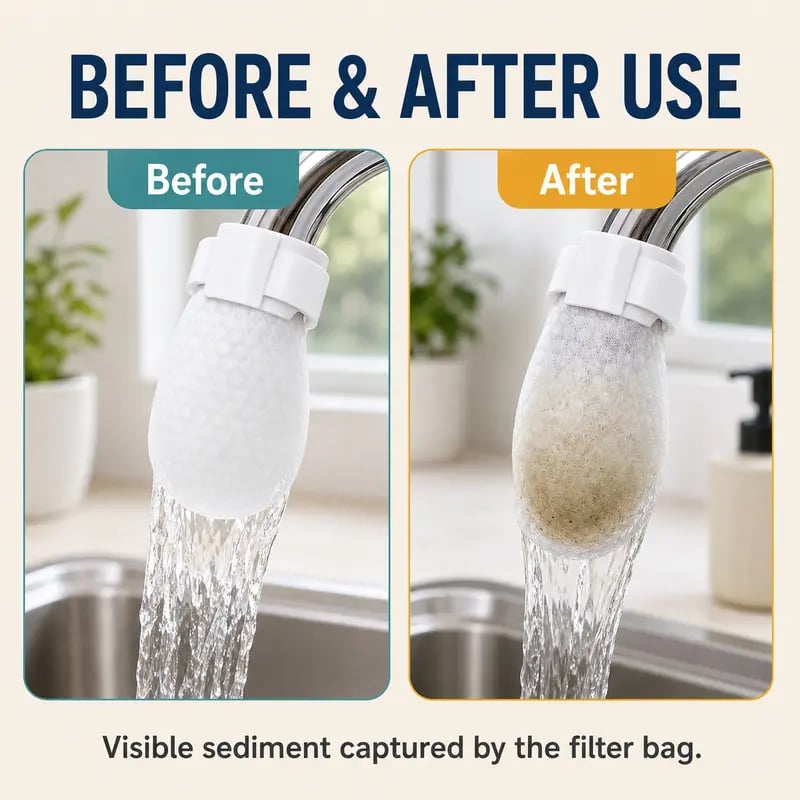 50PCS Disposable Faucet Filter Bags