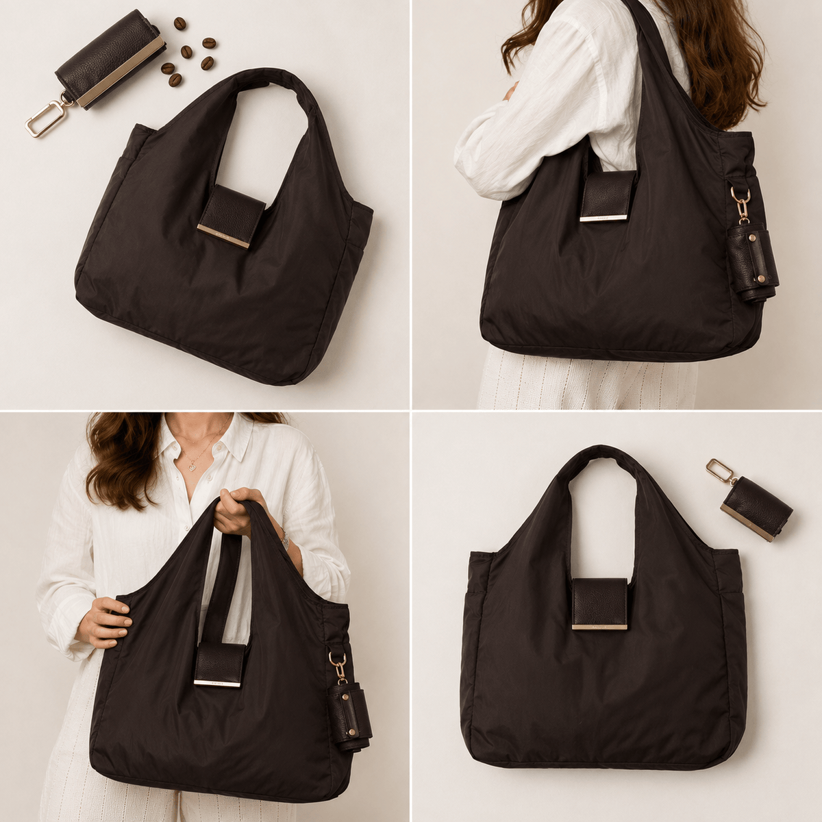 Foldable Keychain Storage Tote Bag