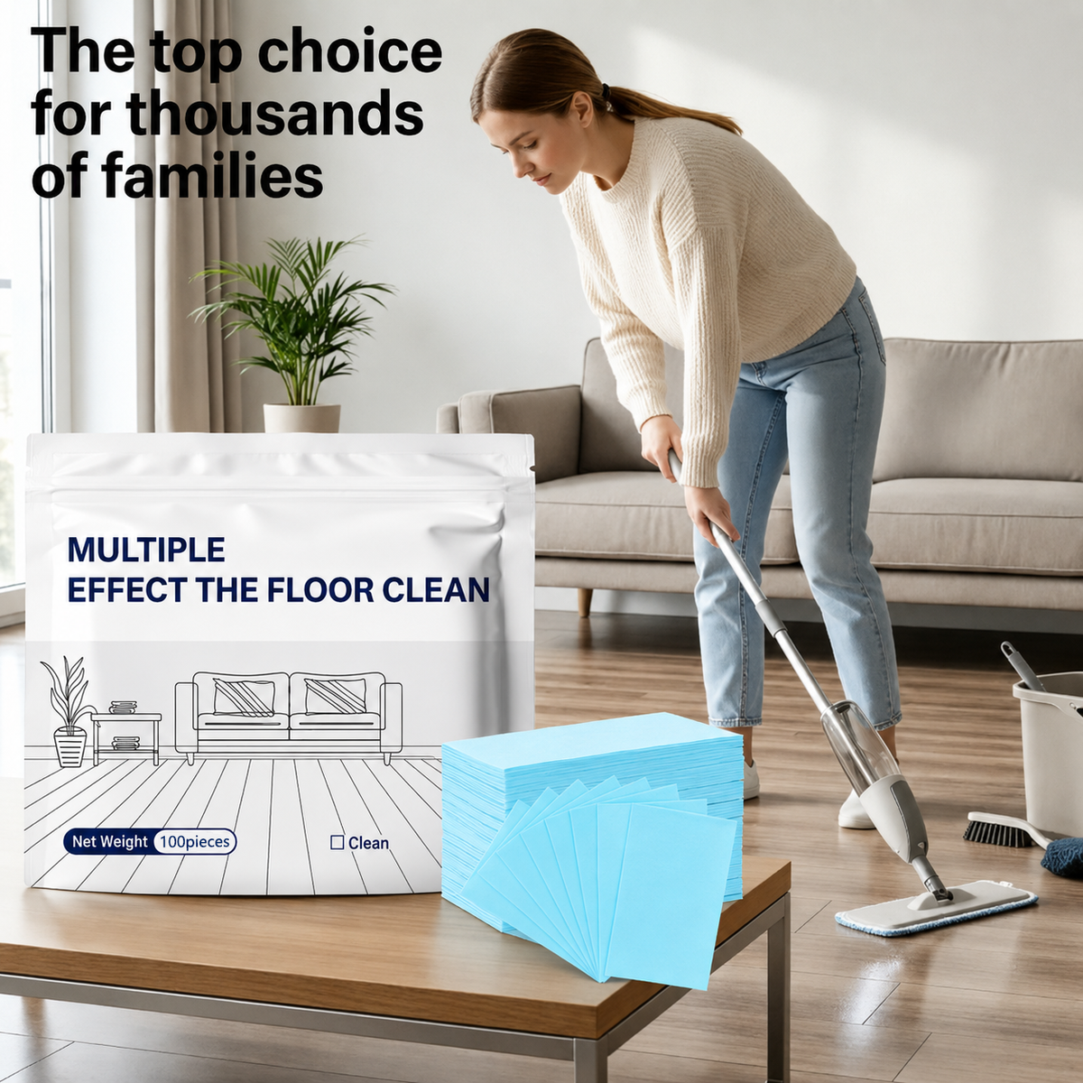 Multi-Surface Antibacterial Cleaner for Hardwood, Tile & Laminate