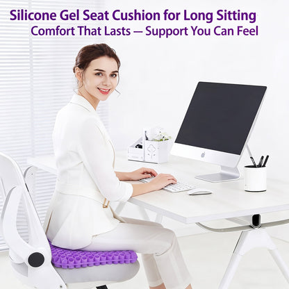 ✨ Ergonomic Silicone Seat Cushion – Relief You Can Feel