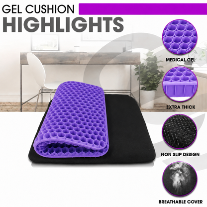 ✨ Ergonomic Silicone Seat Cushion – Relief You Can Feel