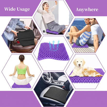 ✨ Ergonomic Silicone Seat Cushion – Relief You Can Feel