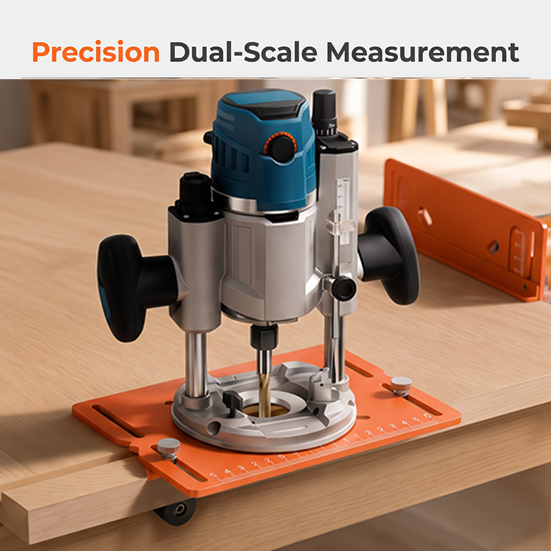 Tryzenviax Precision Wood Router Slotting Guide Bracket