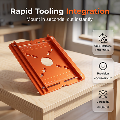Tryzenviax Precision Wood Router Slotting Guide Bracket