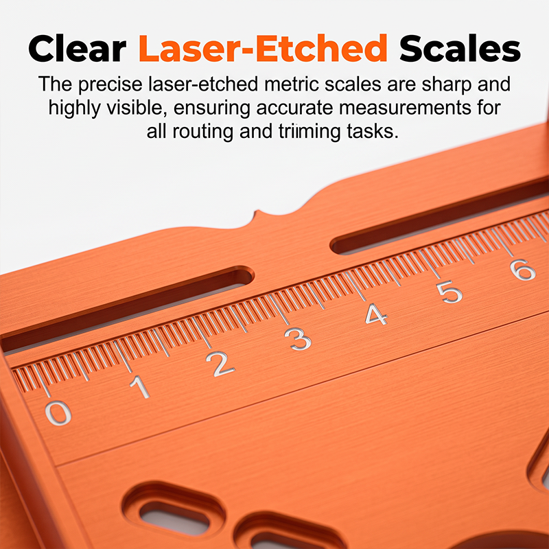 Tryzenviax Precision Wood Router Slotting Guide Bracket
