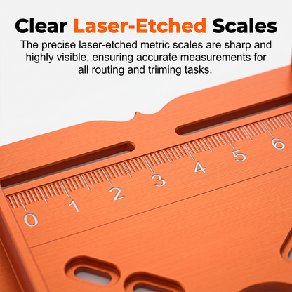 Tryzenviax Precision Wood Router Slotting Guide Bracket