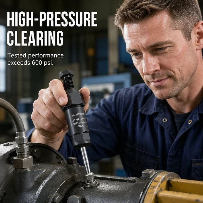 Tryzenviax Heavy Duty Grease Fitting Cleaner Unclog Tool