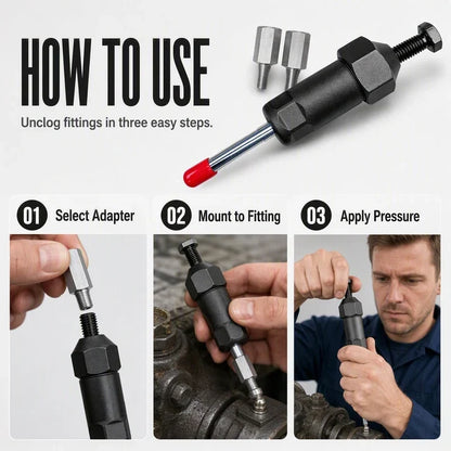 Tryzenviax Heavy Duty Grease Fitting Cleaner Unclog Tool