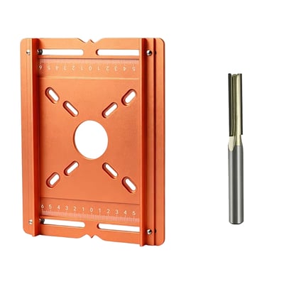 Tryzenviax Precision Wood Router Slotting Guide Bracket